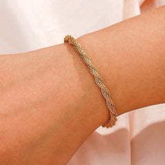 Hope Twisted Bracelet | 18K Gold plated