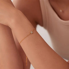 Square Chain Bracelet | 18K Gold plated