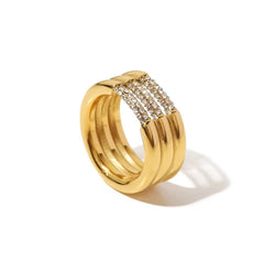 MIA RING | 18K Gold plated