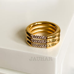 MIA RING | 18K Gold plated