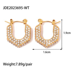 Bella Hoops | 18K Gold plated