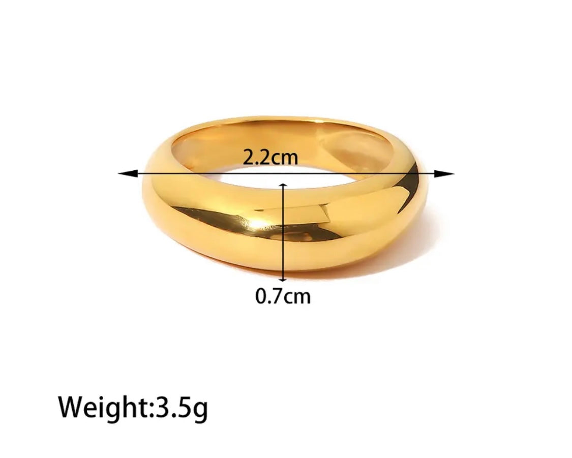 Claudia Ring | 18K Gold plated