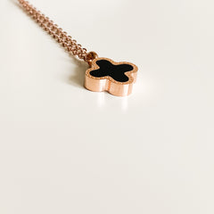 Reversible Clover Necklace | 18K Gold plated