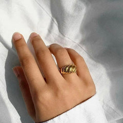 Croissant Ring | 18K Gold plated