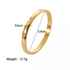 Carol Bangle | 18K Gold plated