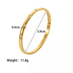 Laura Bangle | 18K Gold plated