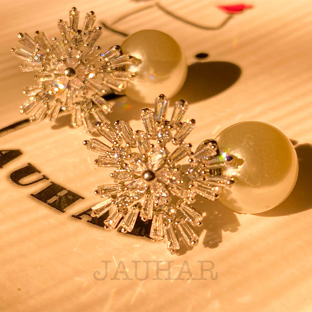 Snow Flake Earrings