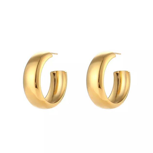 Audrey Hoops | 18K Gold plated